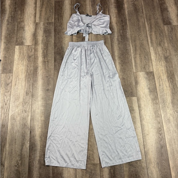 Nasty Gal Other - Nasty Gal Blue PJ Set